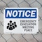 Signmission Emergency Evacuation Meeting Place, 14 in W x Rectangle, Plastic OS-2PACK-NS-P-1014-L-11791 - alternate 4